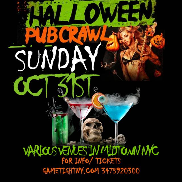 NYC Halloween Pub Crawl 2021 only 15 Tickets BoletosExpress