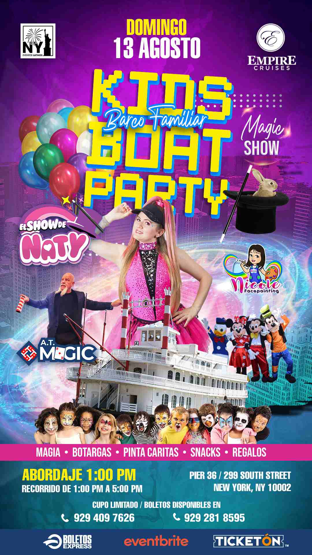 Kids Boat Party Magia Y Diversion Tickets BoletosExpress kids-boat-party-magia-y-diversion-tickets-boletosexpress